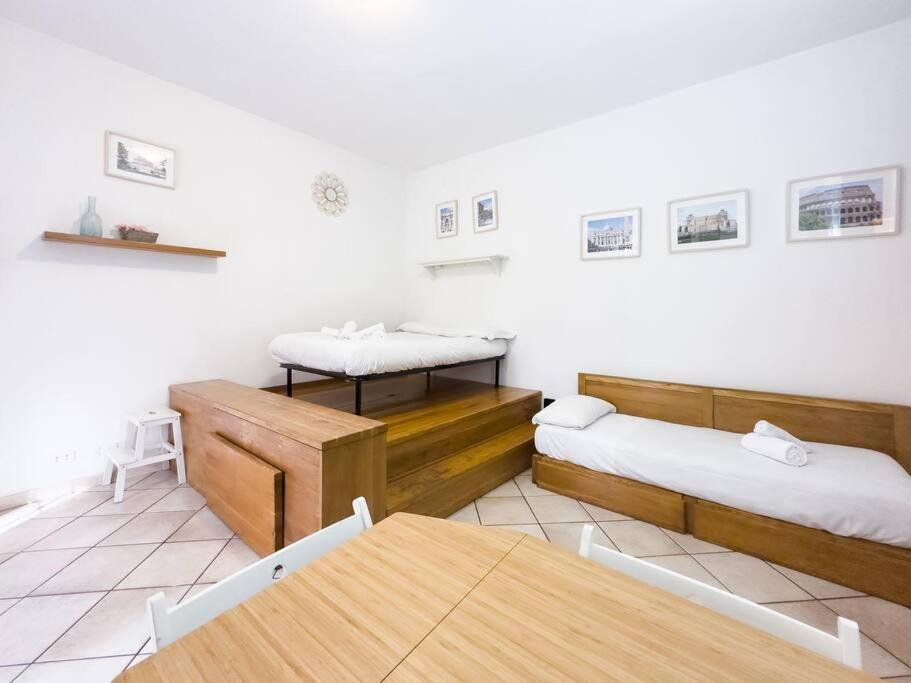 Apartment Studio, Metro+train To Fco Rom
